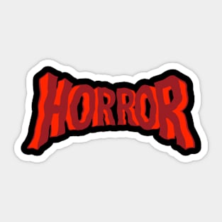 HORROR (Blood Red) Sticker